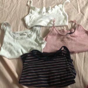 ADORABLE TANKTOPS!!! 3 Brandy Melville & 1 Topshop